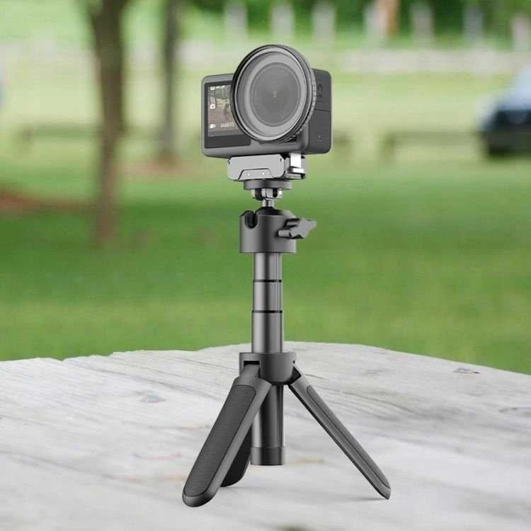 Puluz filtro laikiklis ant DJI Osmo Action 4 su trikoju