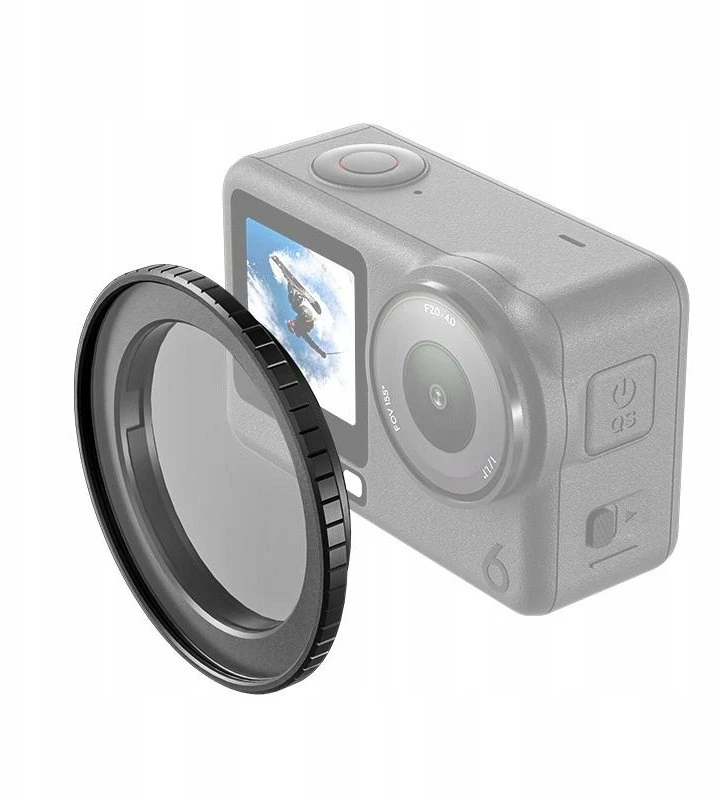 „Puluz“ filtro laikiklio adapteris, 49 mm, skirtas „DJI Osmo Action 6“ / „Pu1084b“