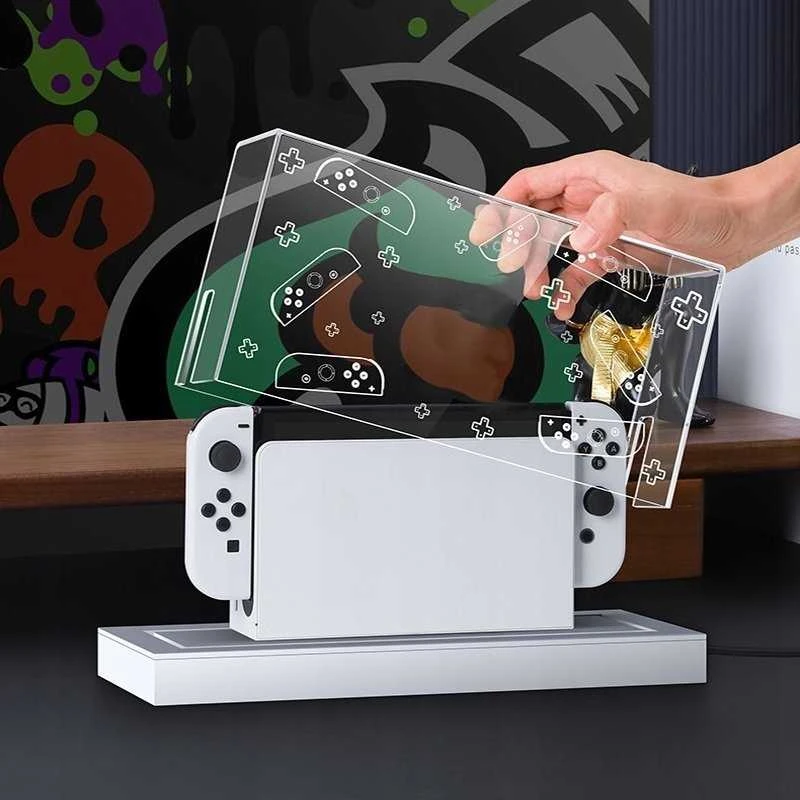 Puluz Apsauginis dulkių dangtelis Nintendo Switch Lite / OLED permatomas (SB8511)