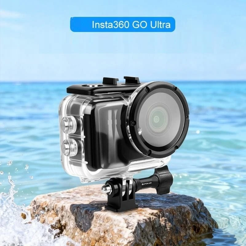 Puluz vandeniui atsparus povandeninis dėklas nardymui iki 50 m / Insta360 Go Ultra / Pu1087t