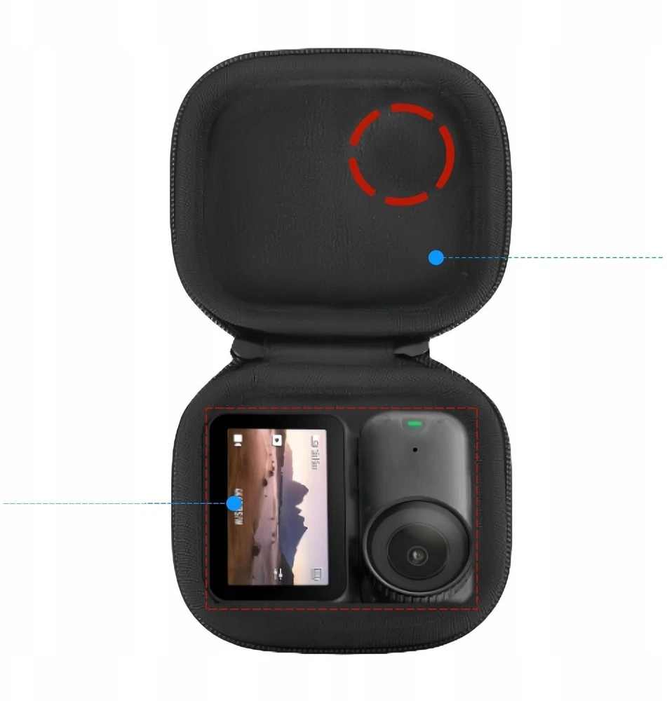 EVA PULUZ Hard Mini Case for DJI Osmo Nano (Juodas)