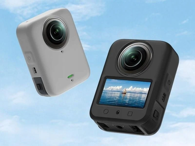 „Puluz“ silikoninis dėklas + objektyvo dangtelis, skirtas DJI Osmo 360 / PU783B
