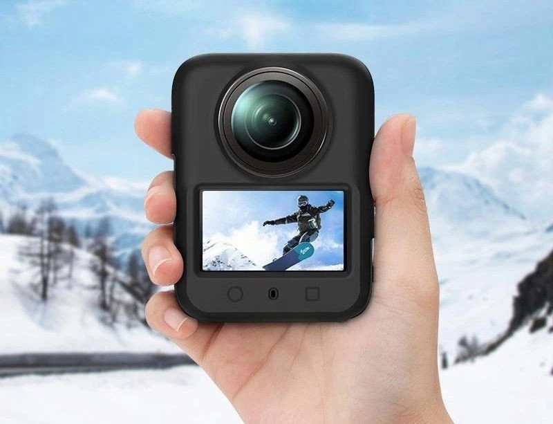 „Puluz“ silikoninis dėklas + objektyvo dangtelis, skirtas DJI Osmo 360 / PU783B