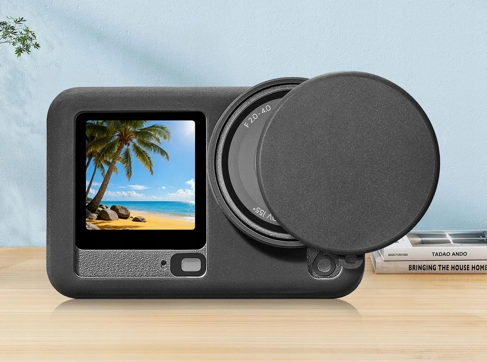 Puluz silikoninis dėklas, dėklas, dirželis, skirtas DJI Osmo Action 6 / Pu1076b