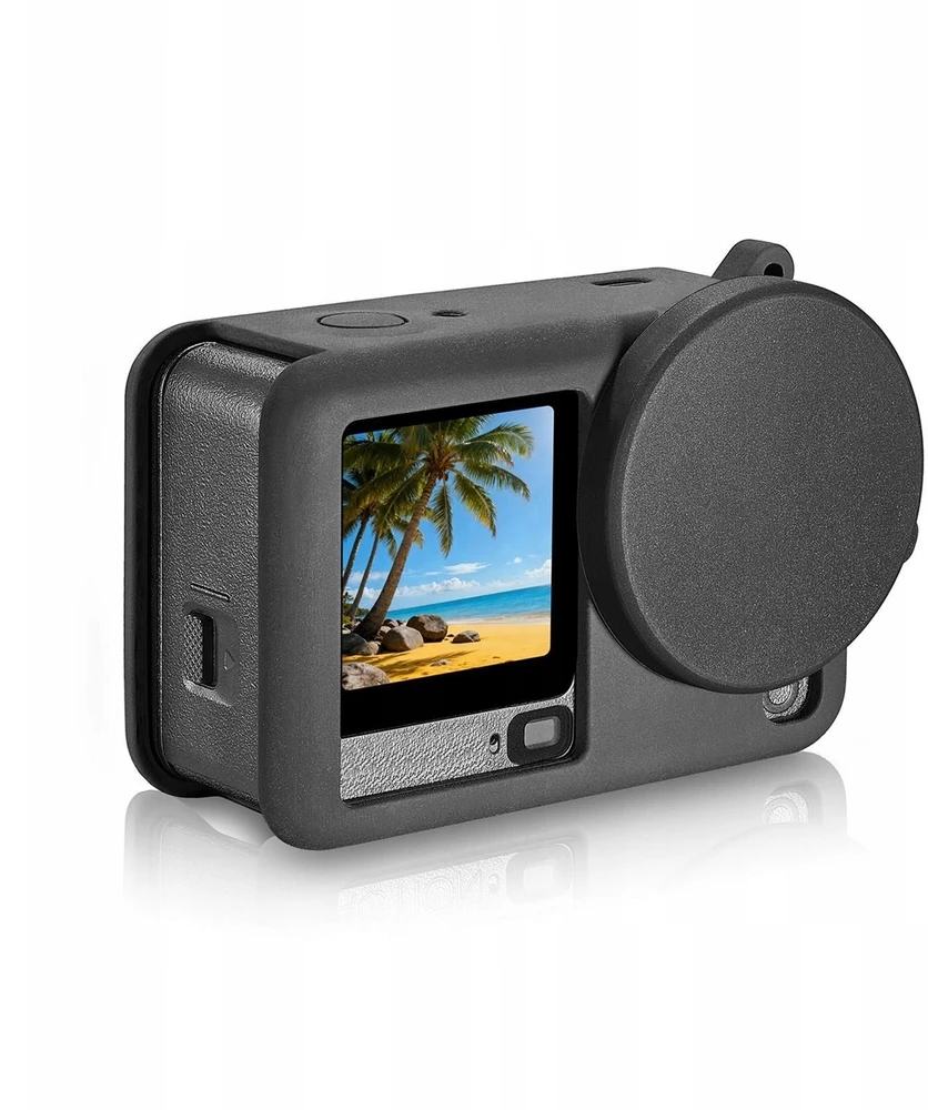 Puluz silikoninis dėklas, dėklas, dirželis, skirtas DJI Osmo Action 6 / Pu1076b