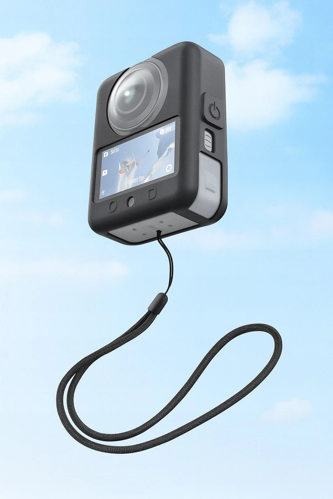 Puluz Dėklas Korpusas Apsauginis Dėklas DJI Osmo 360 + Objektyvo dangtelis + Dirželis / Pu790b