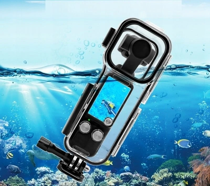 Puluz dėklas vandeniui atsparus korpusas, atsparus vandeniui iki 45 m, skirtas DJI Osmo Pocket 3 / Pu967t