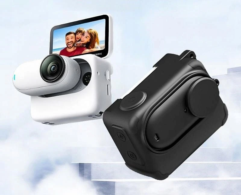 Puluz Dėklas Korpusas Apsauga Makštis + Dangtelis Kamštis Insta360 Go 3s / 3 S / Pu772b