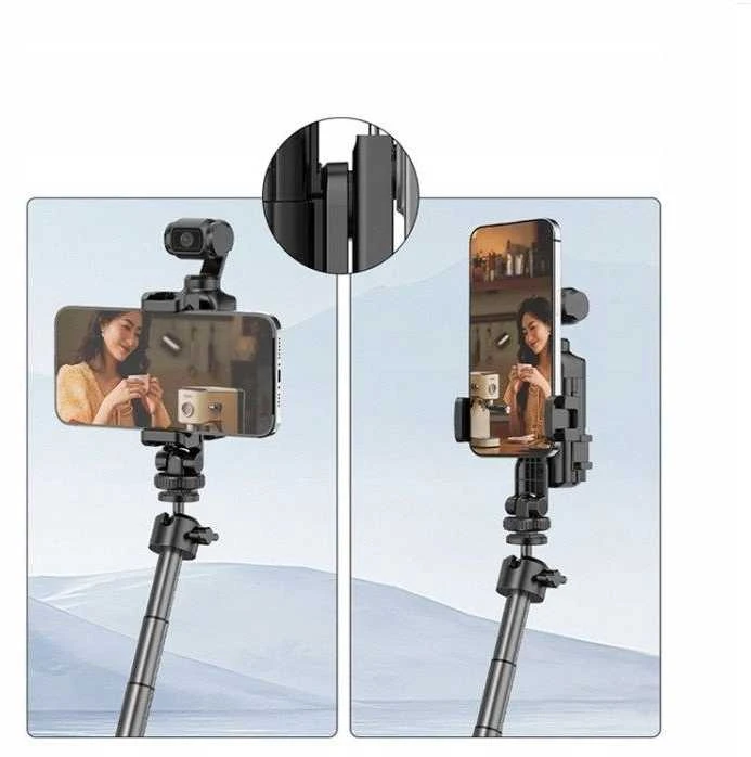 Puluz Dėklas Laikiklis Tvirtinimas Dji Osmo Pocket 3 Iso 1/4'''' + Telefono laikiklis / Pu726b