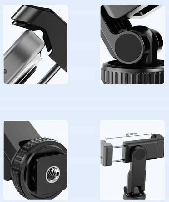 Puluz Dėklas Laikiklis Tvirtinimas Dji Osmo Pocket 3 Iso 1/4'''' + Telefono laikiklis / Pu726b