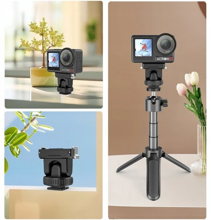 PULUZ Gimbal for DJI Osmo Action 5 Pro / 4 / 3 (juodas)