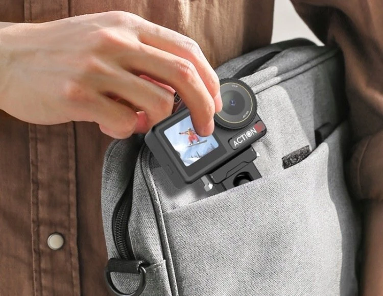 PULUZ Gimbal for DJI Osmo Action 5 Pro / 4 / 3 (juodas)