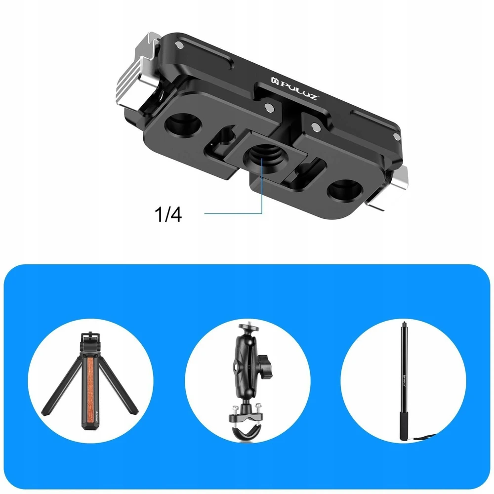 Puluz Tvirtinimas Laikiklis Greito sujungimo Magnetinis Magnetas, skirtas Insta360 GO Ultra / PU787B