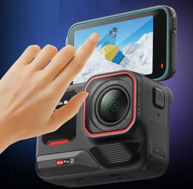 Puluz objektyvo gaubtas, rinkinys: objektyvo gaubtas, grūdintas stiklas, 2x LCD ekranas – Insta360 ACE PRO 2 / PU711T