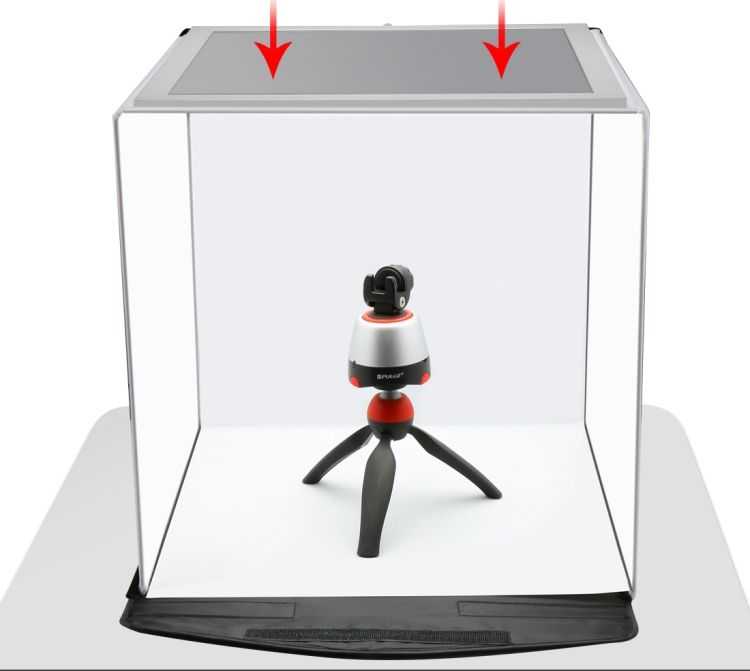 Puluz Instaliacija / apdaila Led Shadowless - 1200lm 40cm - Tentui