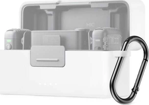 Puluz Dėklas Dėklas Case Lagaminas Apsauga Futeralas Silikoninis DJI MIC 2 mikrofonui / PU716W