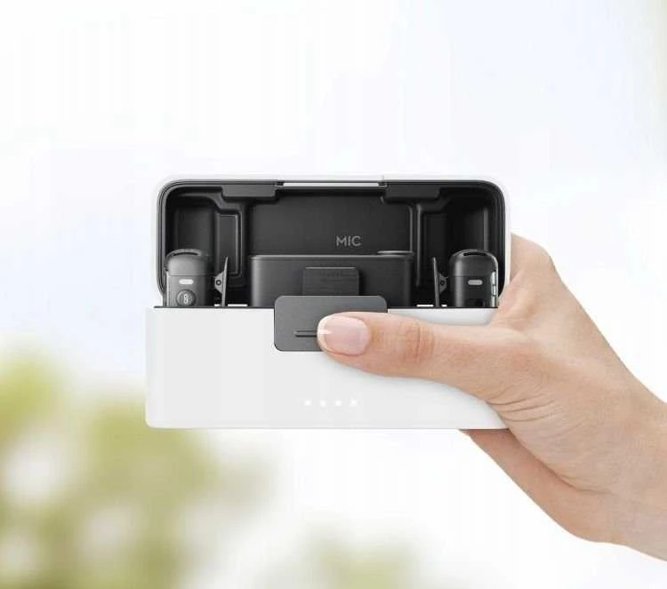 Puluz Dėklas Dėklas Case Lagaminas Apsauga Futeralas Silikoninis DJI MIC 2 mikrofonui / PU716W