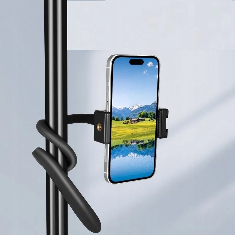 Puluz PU882B lankstus laikiklis su spaustuku (juodas)