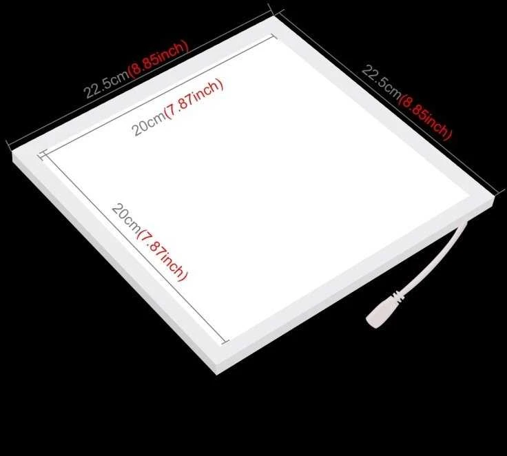 Puluz LED įdėklas / bešešėlis žiedinė lempa - 1200lm 20cm - Palapinei