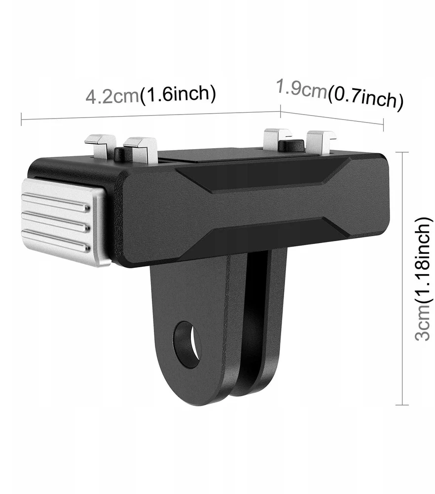 Puluz Tvirtinimas Laikiklis Greito sujungimo magnetinis, skirtas Insta360 X5 / X4 Air / Ace Pro 2 / Pu771b