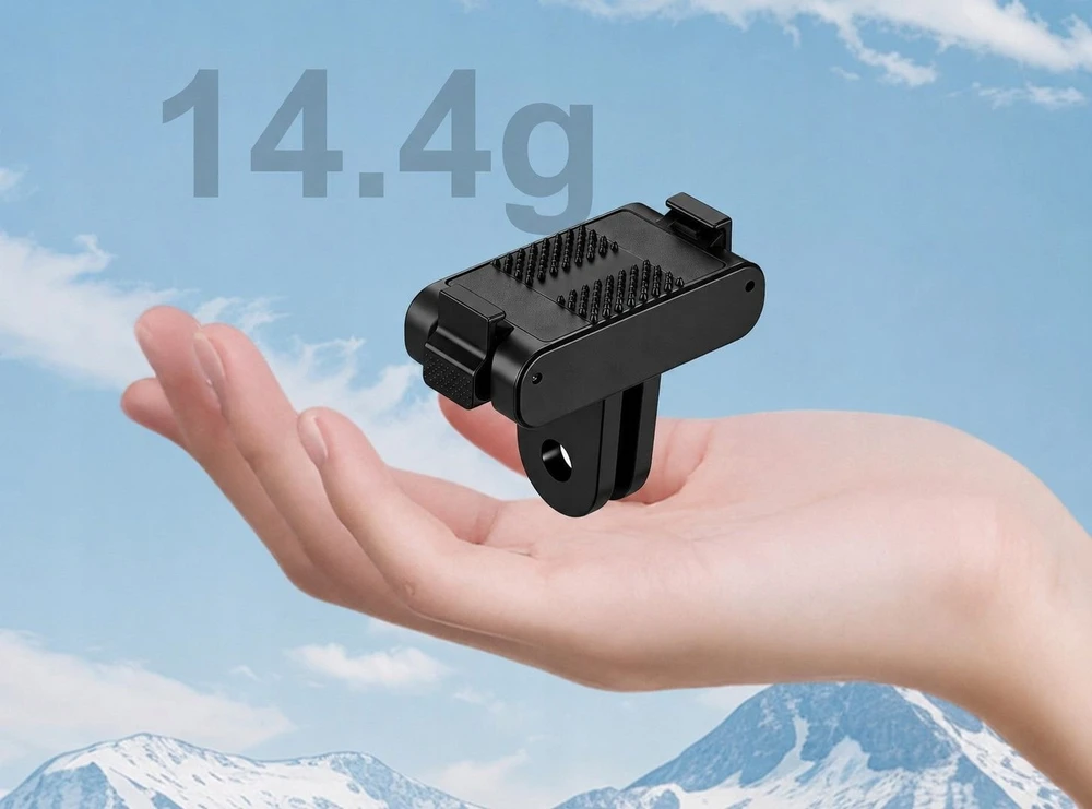 Puluz Magnetinis greito atlaisvinimo magnetinis laikiklis su GoPro laikikliu, skirtas DJI Osmo Action 6 / Nano / PULUZ / PU1079B