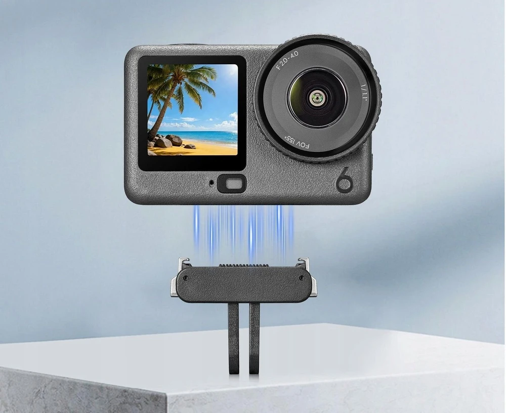 Puluz Magnetinis greito atlaisvinimo magnetinis laikiklis su GoPro laikikliu, skirtas DJI Osmo Action 6 / Nano / PULUZ / PU1079B