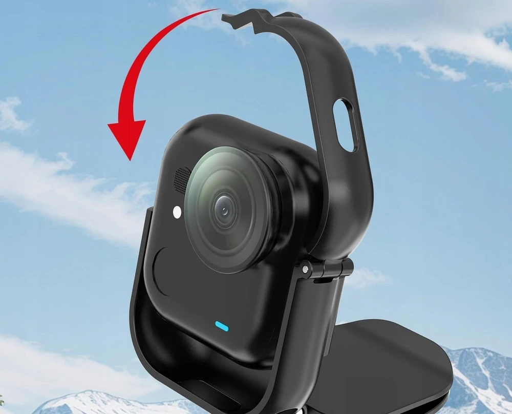 Puluz Dangtelio laikiklio spaustukas, skirtas „Insta360 Go Ultra“ / „Pov Vlog“ / „Pu1089b“