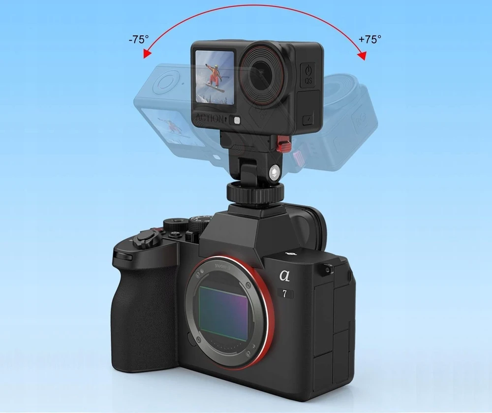 Puluz Tvirtinimo laikiklis Greito sujungimo magnetas 1/4'''' ir Iso / Dji Osmo Action 6 / Nano / Pu1071b