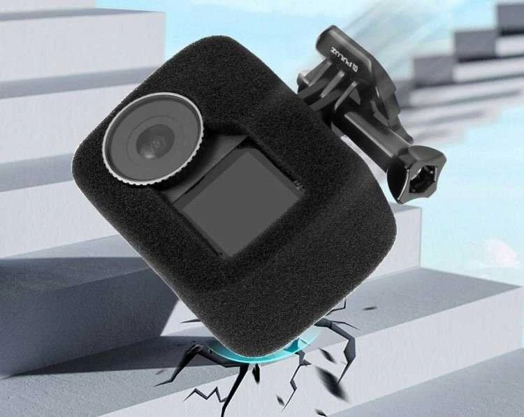 Puluz Kapturek Osłona Na Wiatr Przeciwwietrzna Do Dji Osmo Action 4 / Dji Action 3 / Pu987bb
