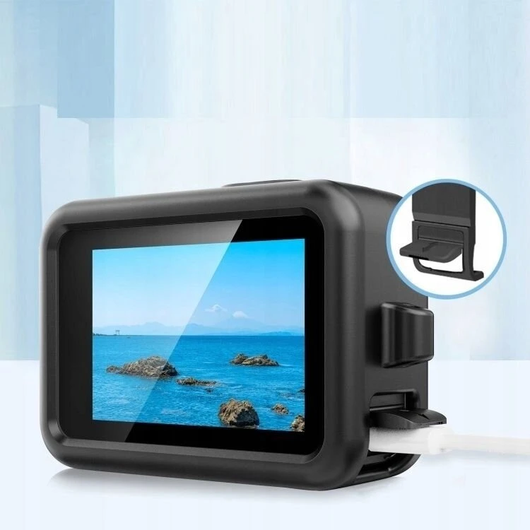 Puluz silikoninis dėklas, skirtas GoPro HERO13, juodas