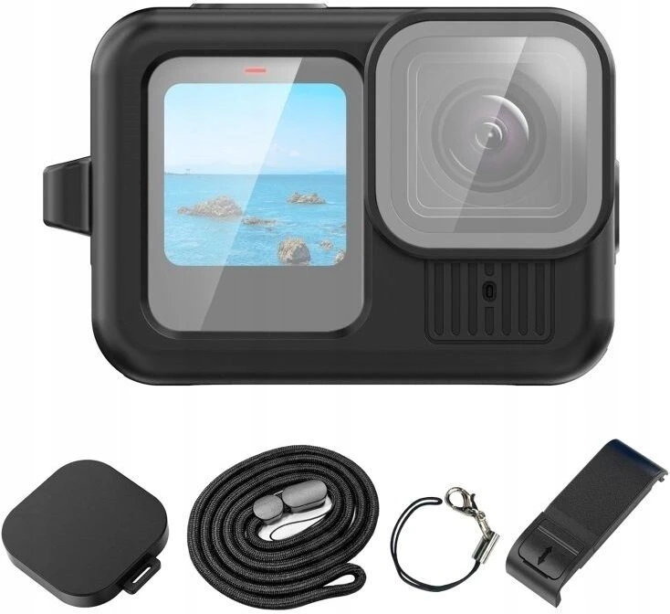 Puluz silikoninis dėklas, skirtas GoPro HERO13, juodas