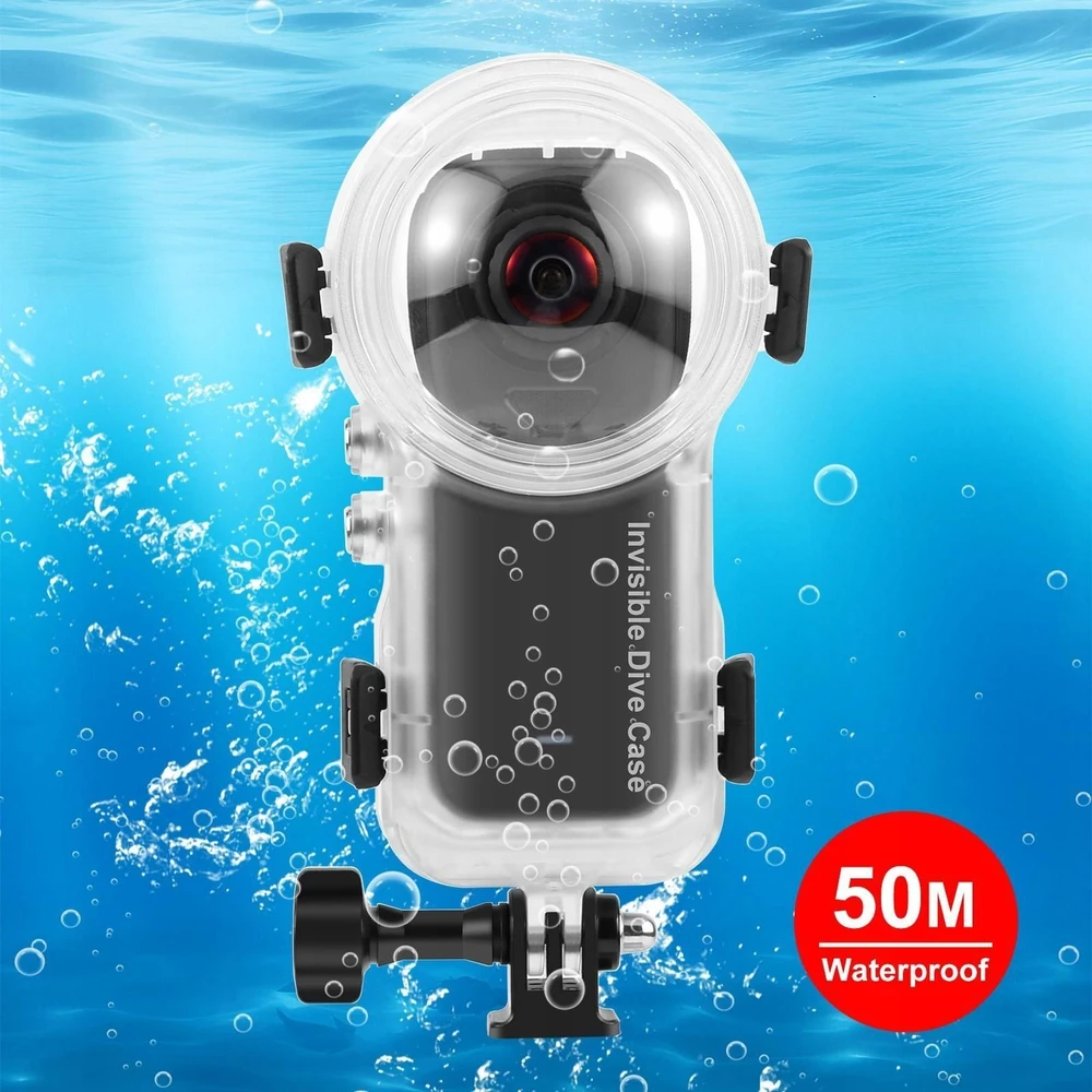 Puluz „Insta360 X4 Air“ vandeniui atsparus povandeninis dėklas nardymui 50 m gylyje / Pu1064t