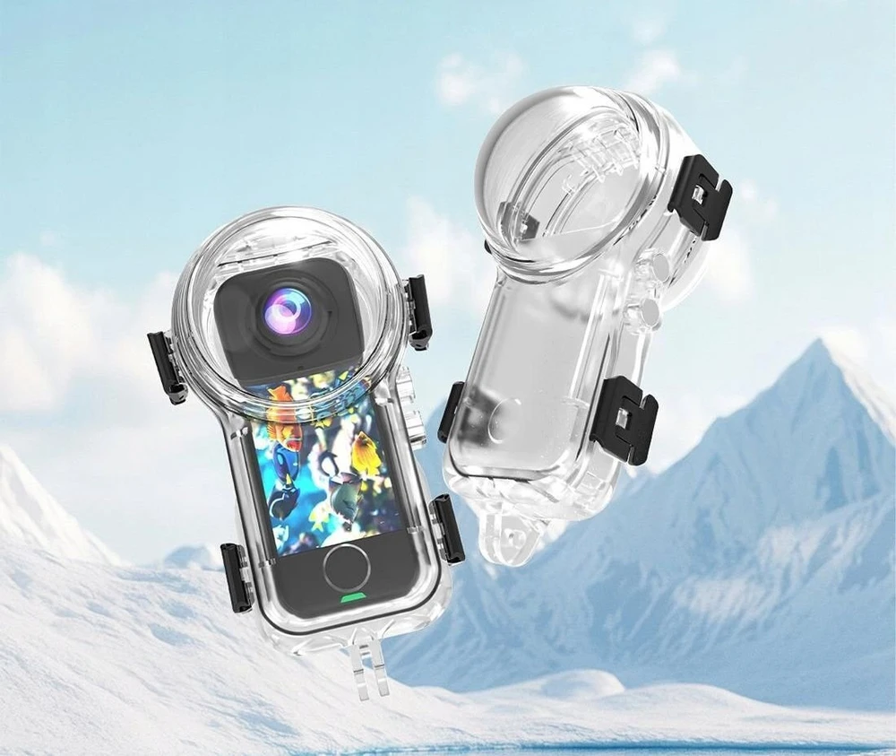 Puluz „Insta360 X4 Air“ vandeniui atsparus povandeninis dėklas nardymui 50 m gylyje / Pu1064t