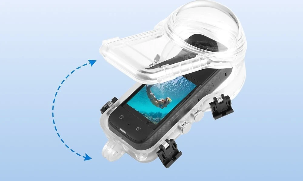 Vandeniui atsparus nardymo dėklas PULUZ skirtas Insta360 X4