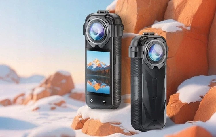„Puluz“ objektyvo dangteliai „Insta360 X5“ kamerai (užsegami)