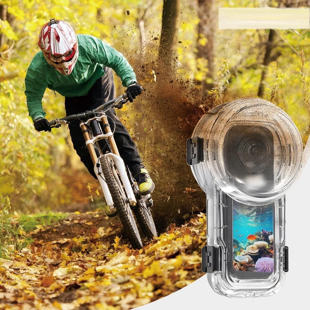 Puluz Povandeninis vandeniui atsparus korpusas, atsparus vandeniui iki 60 m gylio, skirtas „Insta360 X5 / X 5 / Pu760t“