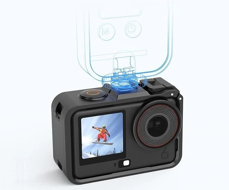 Puluz DJI Osmo Action 6 / Pu1088b rėmo korpusas, rėmo laikiklis, kameros laikiklis