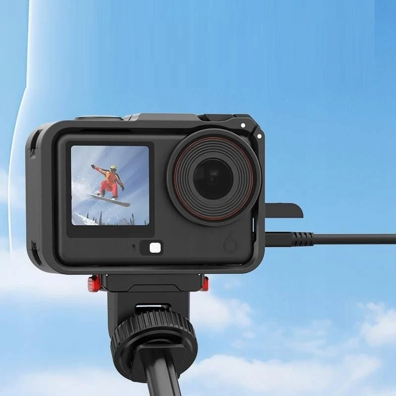 Puluz DJI Osmo Action 6 / Pu1088b rėmo korpusas, rėmo laikiklis, kameros laikiklis