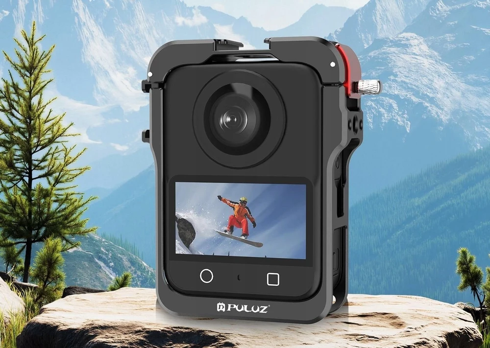 Puluz Rėmo laikiklio tvirtinimas prie korpuso 2x Iso į 1/4'' + Dangtelis Dji Osmo 360 / Pu781b