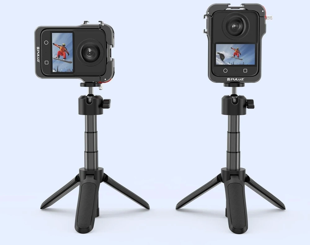 Puluz Rėmo laikiklio tvirtinimas prie korpuso 2x Iso į 1/4'' + Dangtelis Dji Osmo 360 / Pu781b