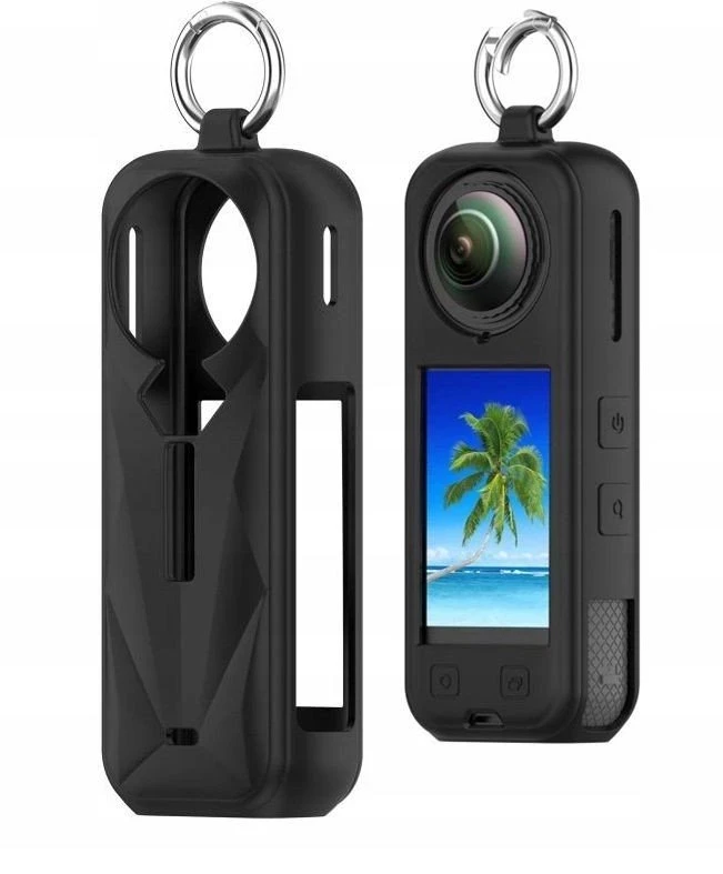 Puluz Dėklas Futeralas Dėklas Case Apvalkalas Silikoninis Insta360 X5 / Insta 360 X 5 / Sya002918301b / Juodas