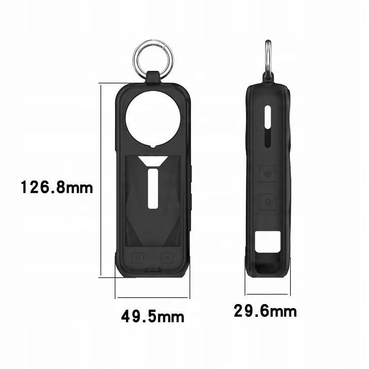 Puluz Dėklas Futeralas Dėklas Case Apvalkalas Silikoninis Insta360 X5 / Insta 360 X 5 / Sya002918301b / Juodas