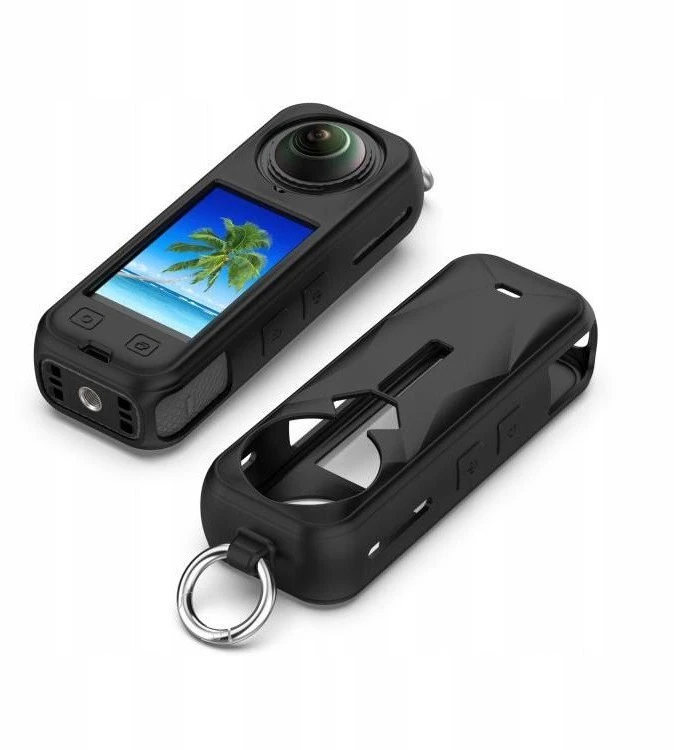 Puluz Dėklas Futeralas Dėklas Case Apvalkalas Silikoninis Insta360 X5 / Insta 360 X 5 / Sya002918301b / Juodas