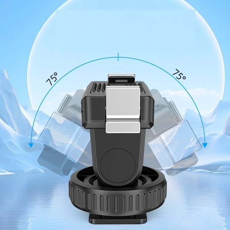 Puluz Greito sujungimo tvirtinimo adapteris su 1/4'' sriegiu ISO tvirtinimo kojelė DJI Osmo Action 3 / 4 / 5 Pro / PU727B