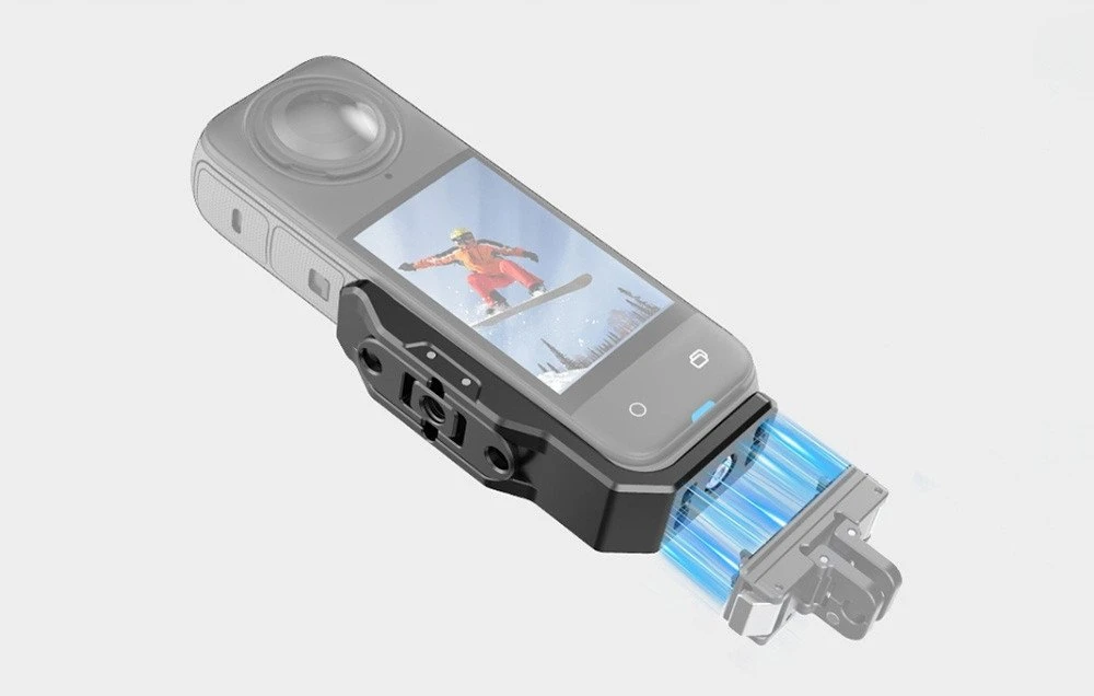 PULUZ horizontalus adapteris Insta360 kamerai
