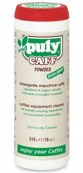 PULY CAF VERDE – Espreso kavos aparatų valymo milteliai 510g