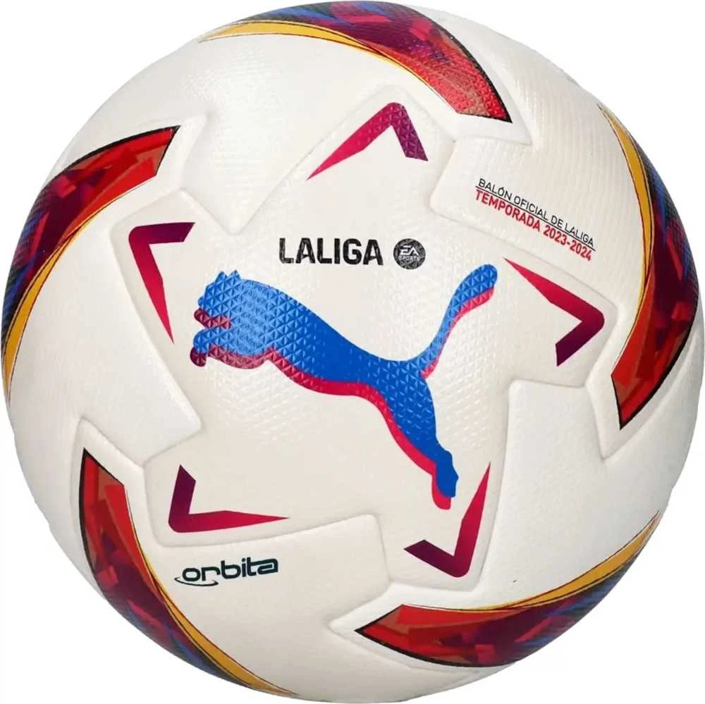 Puma Orbita Laliga 1 084106-01 kamuolys, aukščiausios klasės modelis, rungtynių sertifikatas
