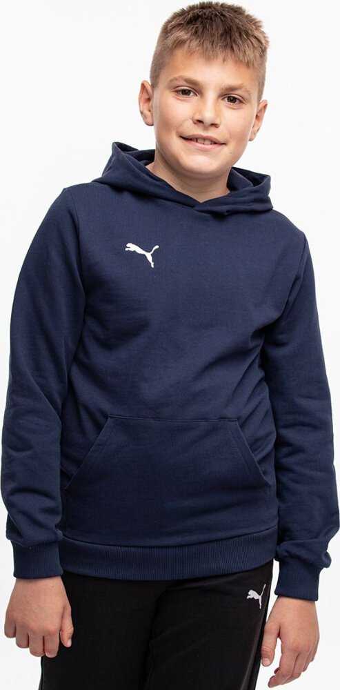 Bluza vaikams Puma Team Goal Casuals Hoddy tamsiai mėlyna 658619 06 (152cm)