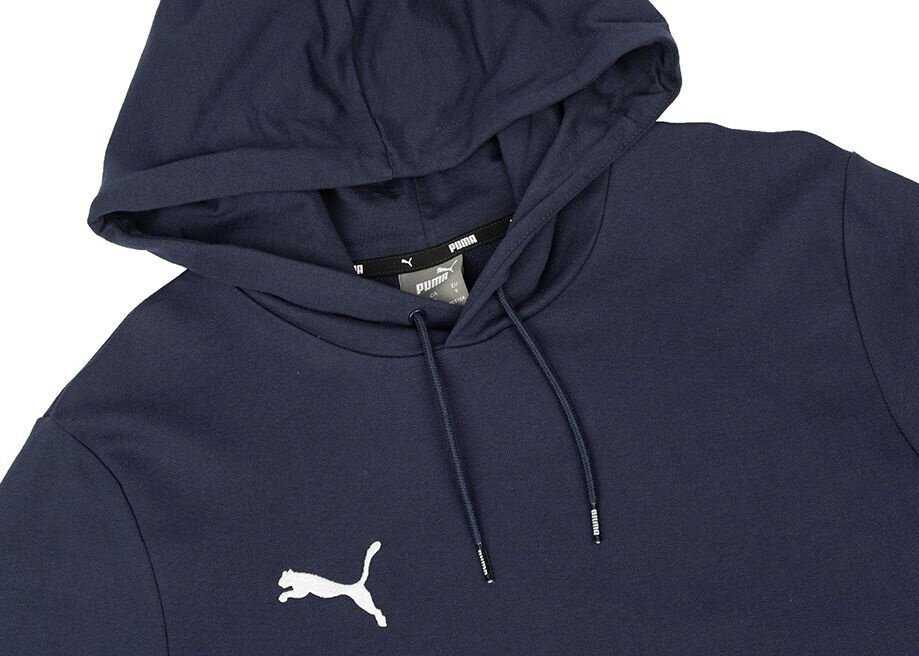 Bluza vaikams Puma Team Goal Casuals Hoddy tamsiai mėlyna 658619 06 (152cm)