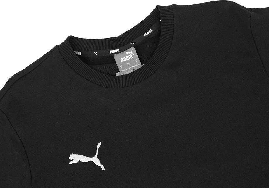Puma Team Goal Casuals Crew Neck Sweat juoda sportinė liemenėlė 658592 03 (M)